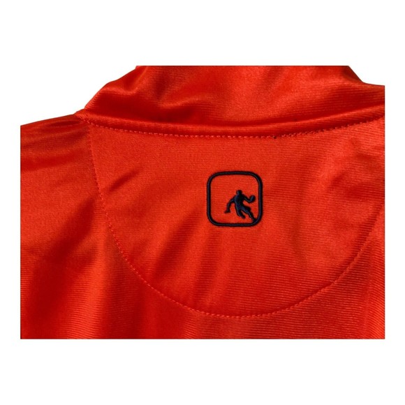 AND1 Jacket Mens Medium Orange/Navy Basketball Warm up NWOT - Picture 4 of 7